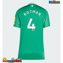 Camisa de Futebol Newcastle United Sven Botman #4 Equipamento Secundário Mulheres 2025-26 Manga Curta